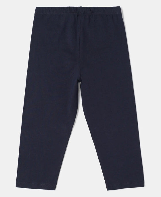 Super Combed Cotton Elastane Capri - Cosmic Sapphire-4