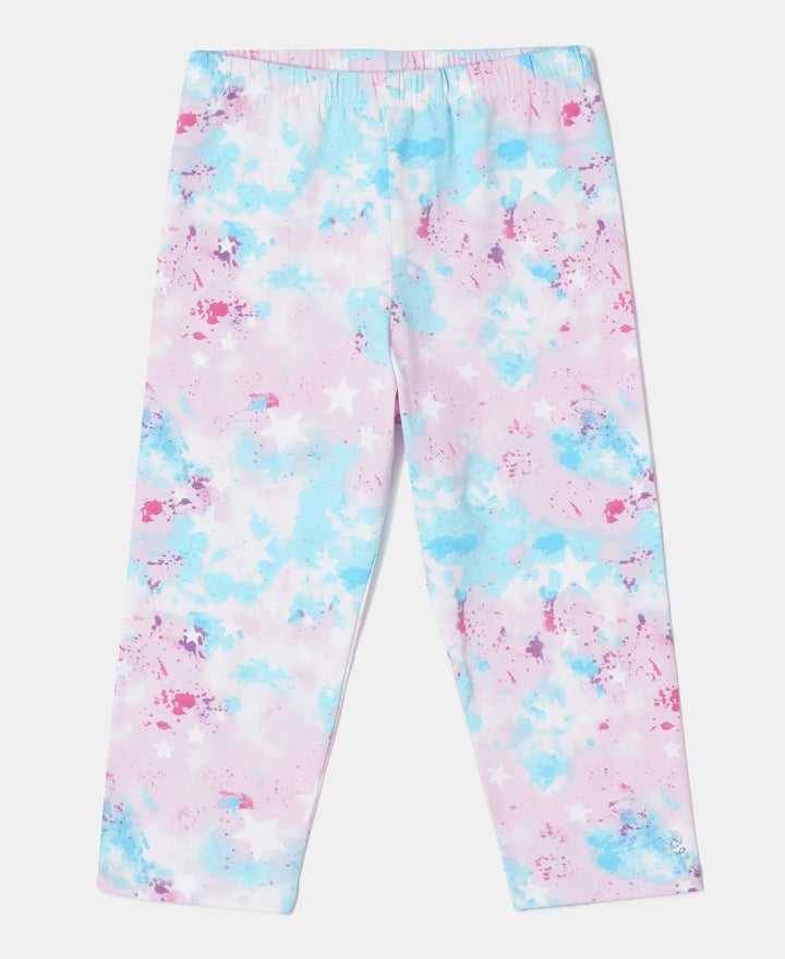 Super Combed Cotton Elastane Capri - Pink Carnation-4