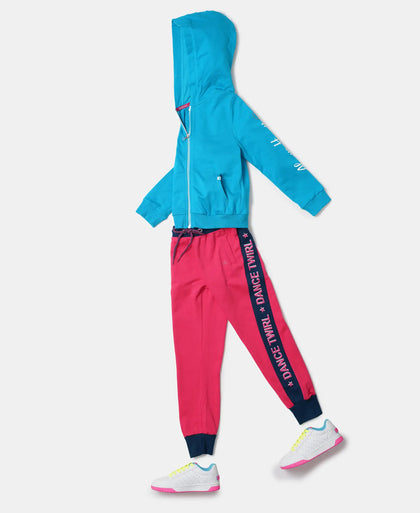 Super Combed Cotton French Terry Graphic Printed Hoodie Jacket - Sky Dive-4