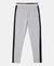 Super Combed Cotton Elastane Leggings with Contrast Side Panel - Light Grey Melange-1