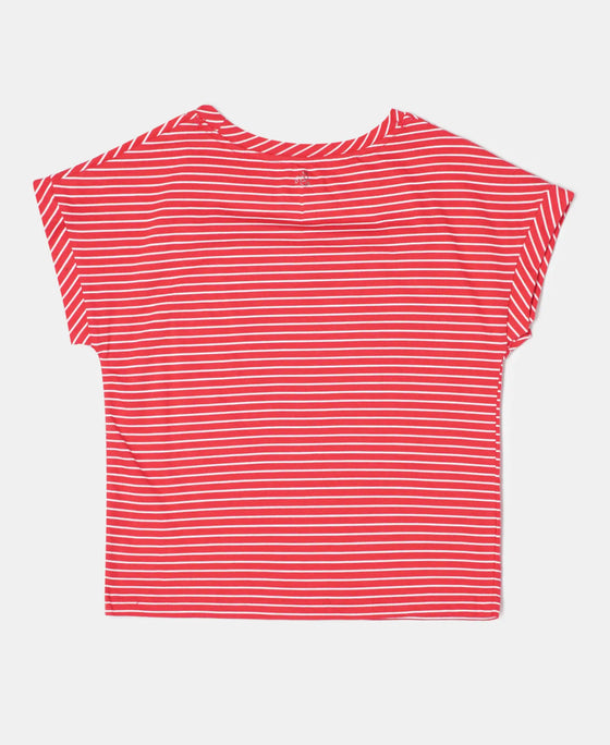 Super Combed Cotton Printed Short Sleeve T-Shirt - Rio Red Printed-2