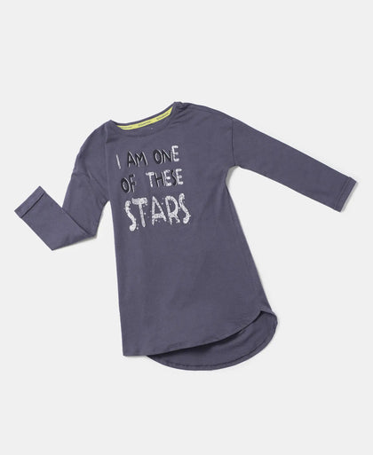 Super Combed Cotton Graphic Printed Long Length T-Shirt - Periscope-5