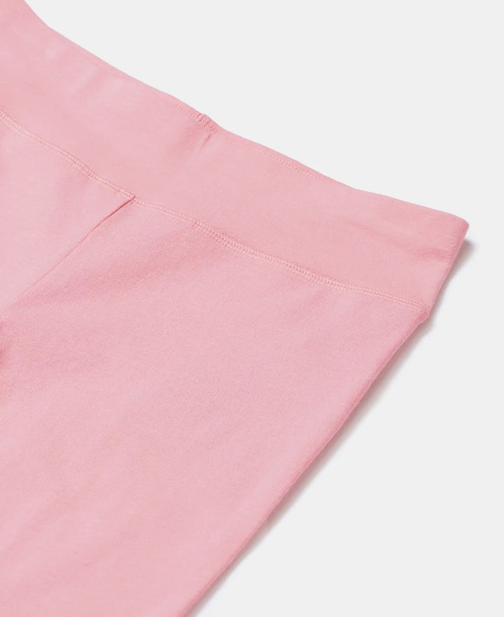 Super Combed Cotton Elastane Solid Cycling Shorts - Flamingo Pink-3