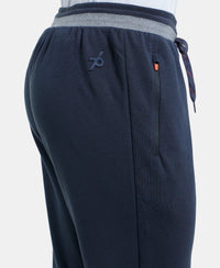 Super Combed Cotton Rich Pique Slim Fit Jogger with Zipper Pockets - Graphite-7