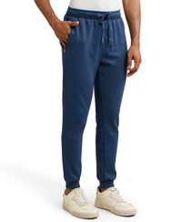 Super Combed Cotton Rich Pique Slim Fit Jogger with Zipper Pockets - Insignia Blue-2
