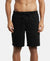 Super Combed Cotton Straight Fit Shorts with Side Pockets - Black-1