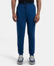 Super Combed Cotton Rich Slim Fit Jogger with Zipper Pockets - Insignia Blue & Navy-1