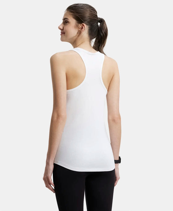 White Racerback Buy Super Combed Cotton Graphic Printed Racerback Styled Tank Top ...