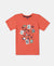 Super Combed Cotton Graphic Printed Half Sleeve T-Shirt - Ember Glow Printed-1