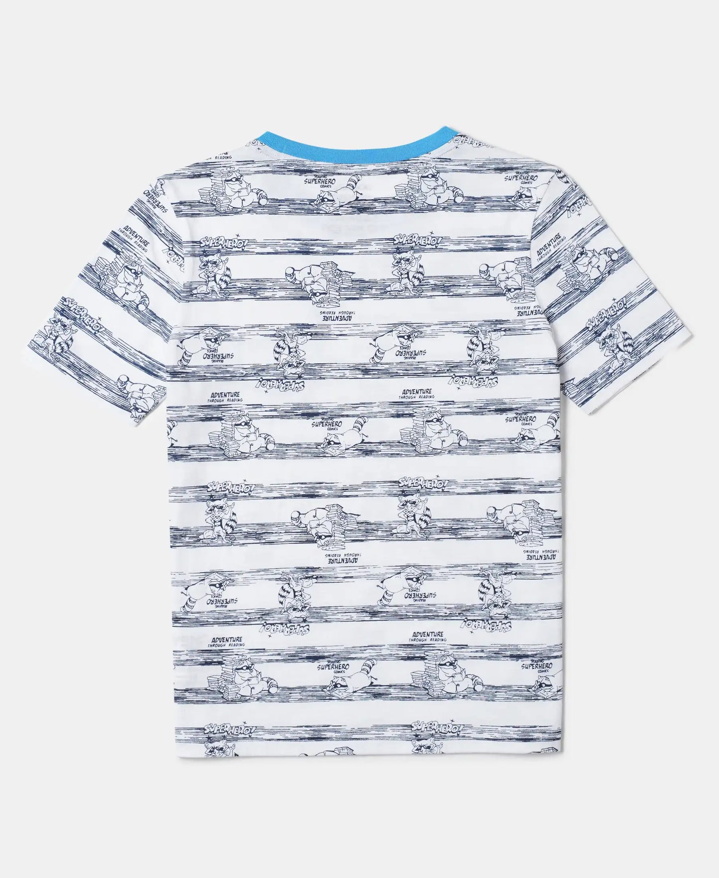 Super Combed Cotton Printed Half Sleeve T-Shirt - Assorted-6