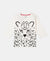 Super Combed Cotton Graphic Printed Three Quarter Sleeve T-Shirt - Gardenia Spot Print-1
