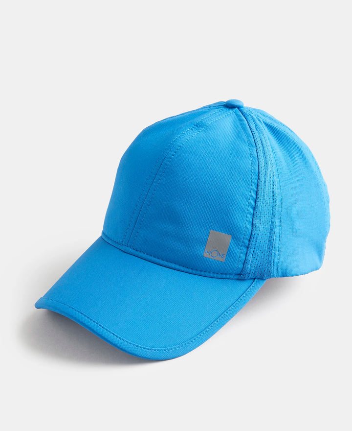 Polyester Solid Cap with Adjustable Back Closure and StayDry Technology - Move Blue-2
