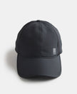 Polyester Solid Cap with Adjustable Back Closure and StayDry Technology - Black-1