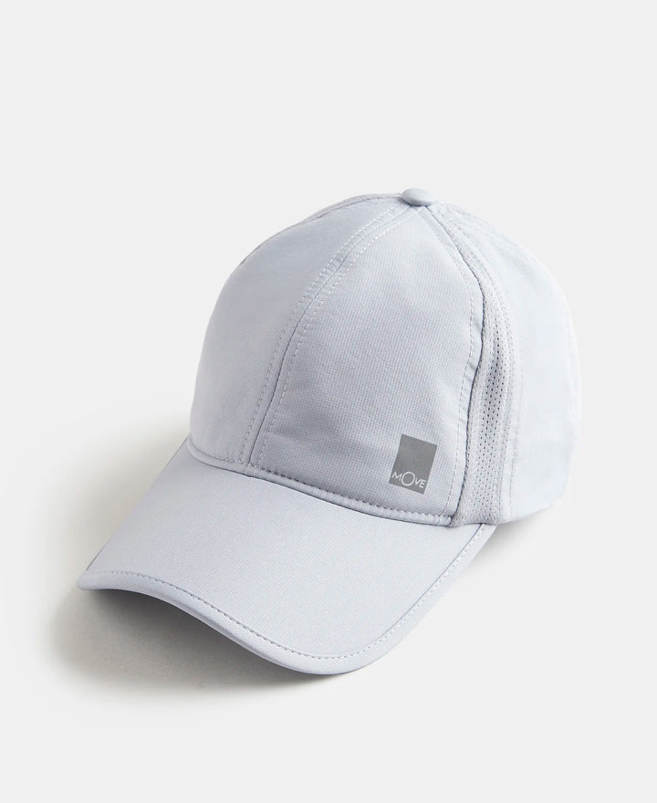 Polyester Solid Cap with Adjustable Back Closure and StayDry Technology - Light Grey-2