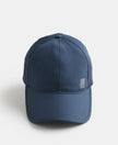 Polyester Solid Cap with Adjustable Back Closure and StayDry Technology - Navy-1