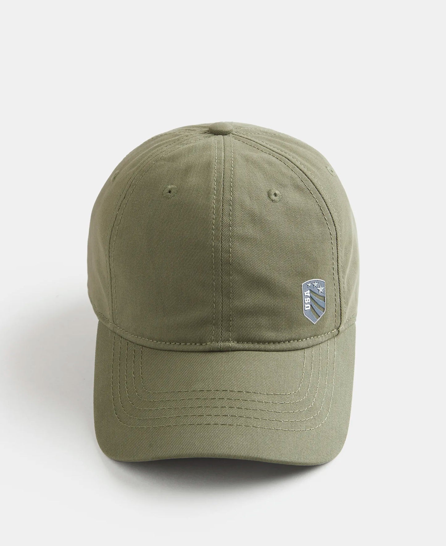 Super Combed Cotton Solid Cap with Adjustable Back Closure - Olive-1