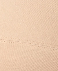 Wirefree Non Padded Super Combed Cotton Elastane Full Coverage Nursing Bra with Front Clasp Opening - Skin-9