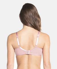 Wirefree Non Padded Super Combed Cotton Elastane Full Coverage Nursing Bra with Front Clasp Opening - Candy Pink-3