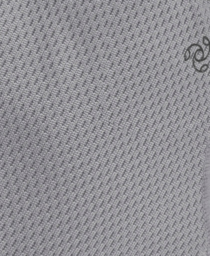 Unisex Polyester Mesh and Super Combed Cotton Woven Face Mask with Adjustable Nose-clip and Soft Elastic Ear Loops - Performance Grey (Pack of 2)