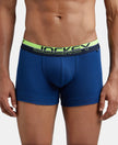 Super Combed Cotton Rib Solid Trunk with Ultrasoft Waistband - Estate Blue-1
