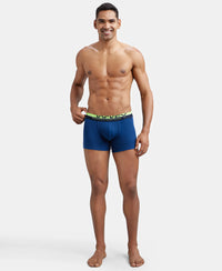 Super Combed Cotton Rib Solid Trunk with Ultrasoft Waistband - Estate Blue-6