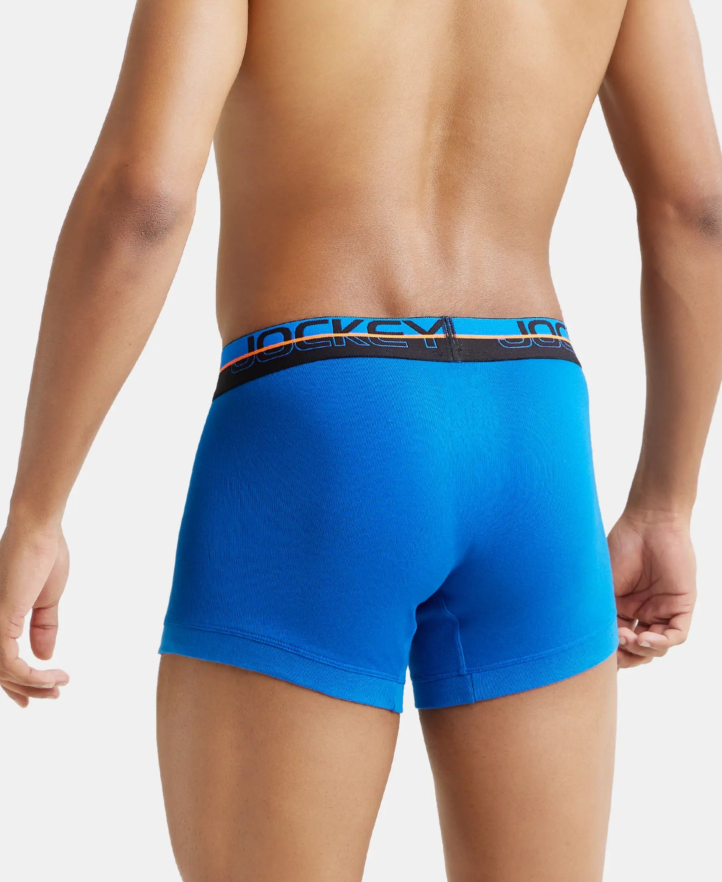 Super Combed Cotton Rib Solid Trunk with Ultrasoft Waistband - Rich Royal Blue-3