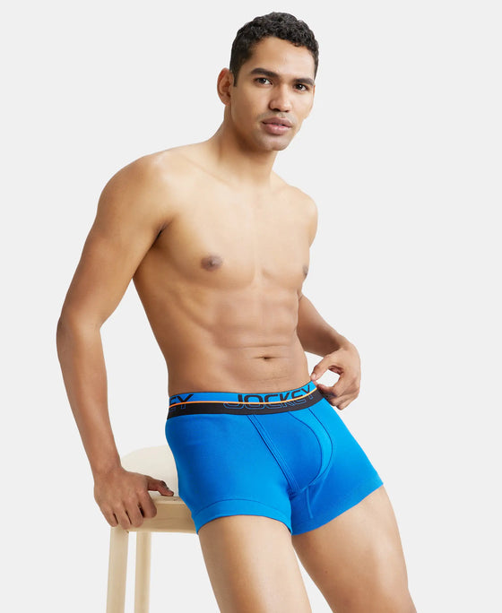 Super Combed Cotton Rib Solid Trunk with Ultrasoft Waistband - Rich Royal Blue-6