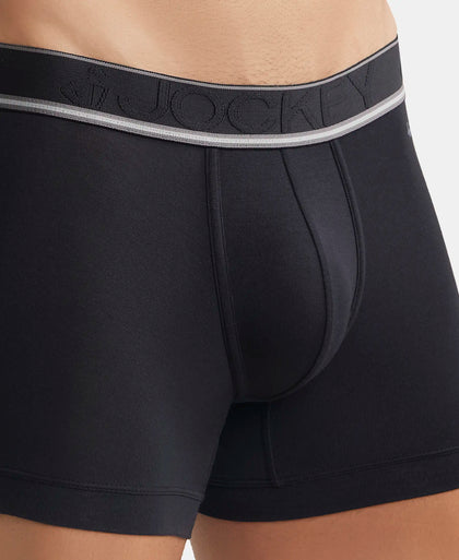 Tencel Micro Modal Elastane Solid Trunk with Natural StayFresh Properties - Black-6