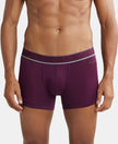 Tencel Micro Modal Elastane Solid Trunk with Natural StayFresh Properties - Potent Purple-1