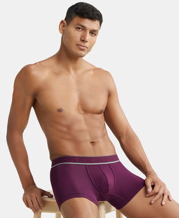 Tencel Micro Modal Elastane Solid Trunk with Natural StayFresh Properties - Potent Purple-5