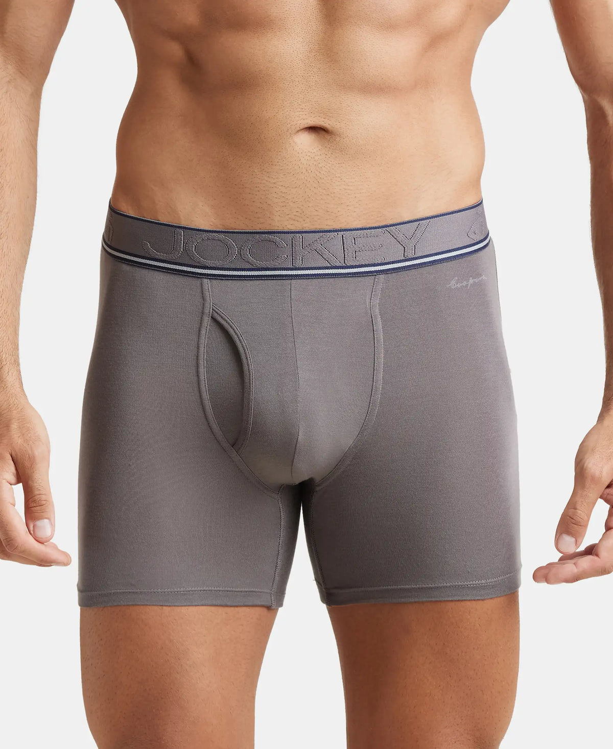 Tencel Micro Modal Boxer Brief - Gunmetal - Image 1