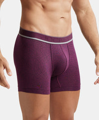 Tencel Micro Modal Elastane Printed Trunk with Natural StayFresh Properties - Potent Purple-2