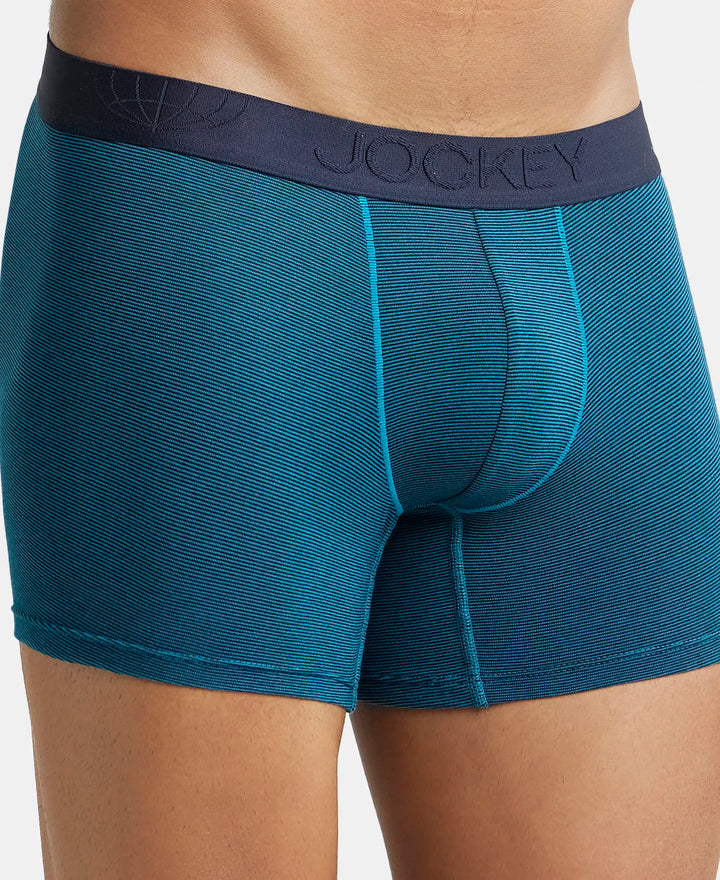 Microfiber Elastane Solid Brief with StayDry Treatment - Gunmetal-6