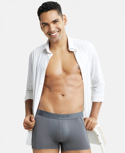Tencel Micro Modal Cotton Elastane Solid Trunk with Natural StayFresh Properties - Gun Metal-5