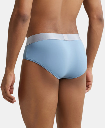 Microfiber Mesh Elastane Printed Performance Trunk with StayDry Technology - Black print-3