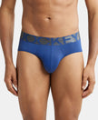 Tactel Microfiber Elastane Solid Brief with Moisture Move Properties - Royal Blue-1