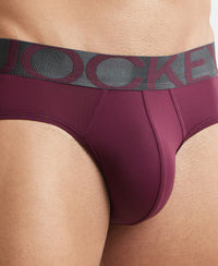 Tactel Microfiber Elastane Solid Brief with Moisture Move Properties - Wine Tasting-6