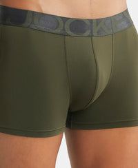 Tactel Microfiber Elastane Solid Trunk with Moisture Move Properties - Forest Night-6