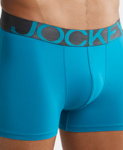 Tactel Microfiber Elastane Solid Trunk with Moisture Move Properties - Ocean Depth-6