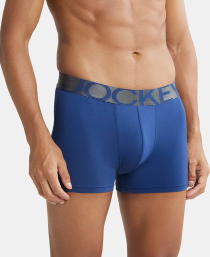 Tactel Microfiber Elastane Solid Trunk with Moisture Move Properties - Royal Blue-2
