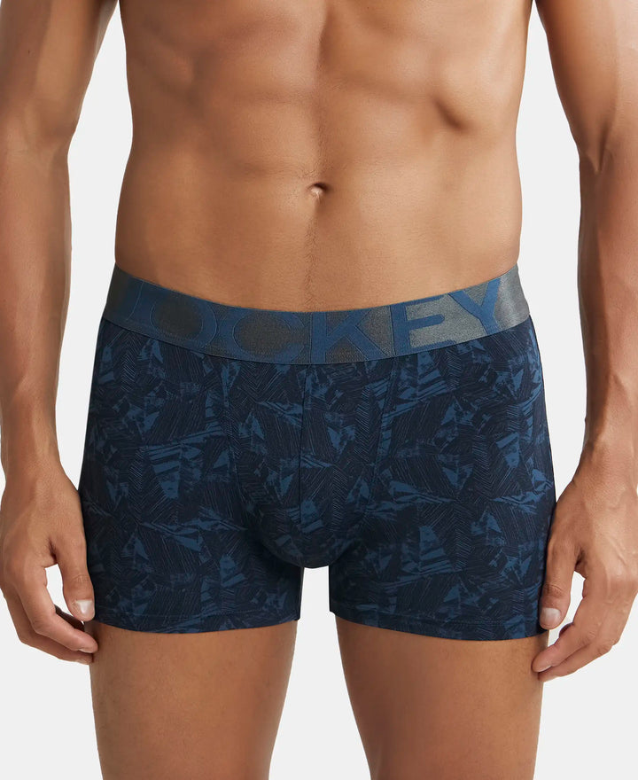 Tencel Micro Modal Elastane Printed Trunk with Natural StayFresh Properties - Potent Purple-1