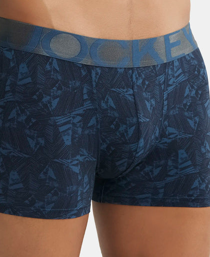 Tencel Micro Modal Elastane Printed Trunk with Natural StayFresh Properties - Potent Purple-6