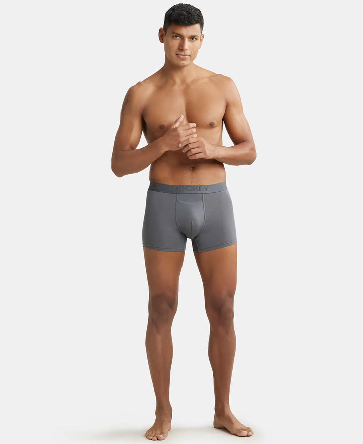 Tencel Micro Modal Cotton Elastane Solid Trunk with Natural StayFresh Properties - Ocean Depth Stripes-4