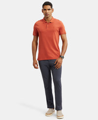 Microfiber Slim Fit All Day Pants with Convenient Side and Back Pockets - Mid Blue Sand-4