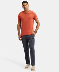 Microfiber Slim Fit All Day Pants with Convenient Side and Back Pockets - Mid Blue Sand-6
