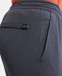 Microfiber Slim Fit All Day Pants with Convenient Side and Back Pockets - Mid Blue Sand-7