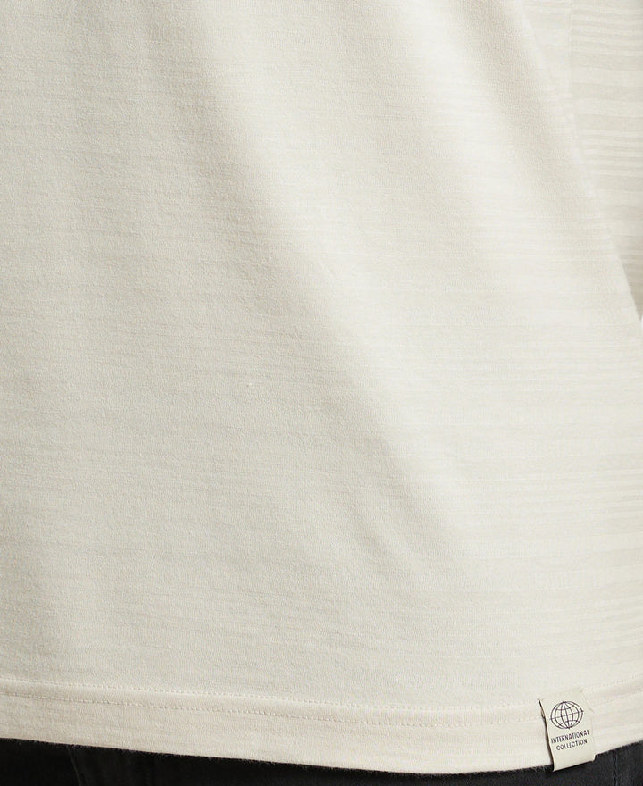 Super Combed Supima Cotton Round Neck Half Sleeve T-Shirt - Moonstruck-7