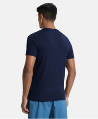 Super Combed Supima Cotton Round Neck Half Sleeve T-Shirt - True Navy-3