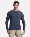 Super Combed Supima Cotton Solid Round Neck Full Sleeve T-Shirt - Periscope-1