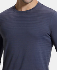 Super Combed Supima Cotton Solid Round Neck Full Sleeve T-Shirt - Periscope-7